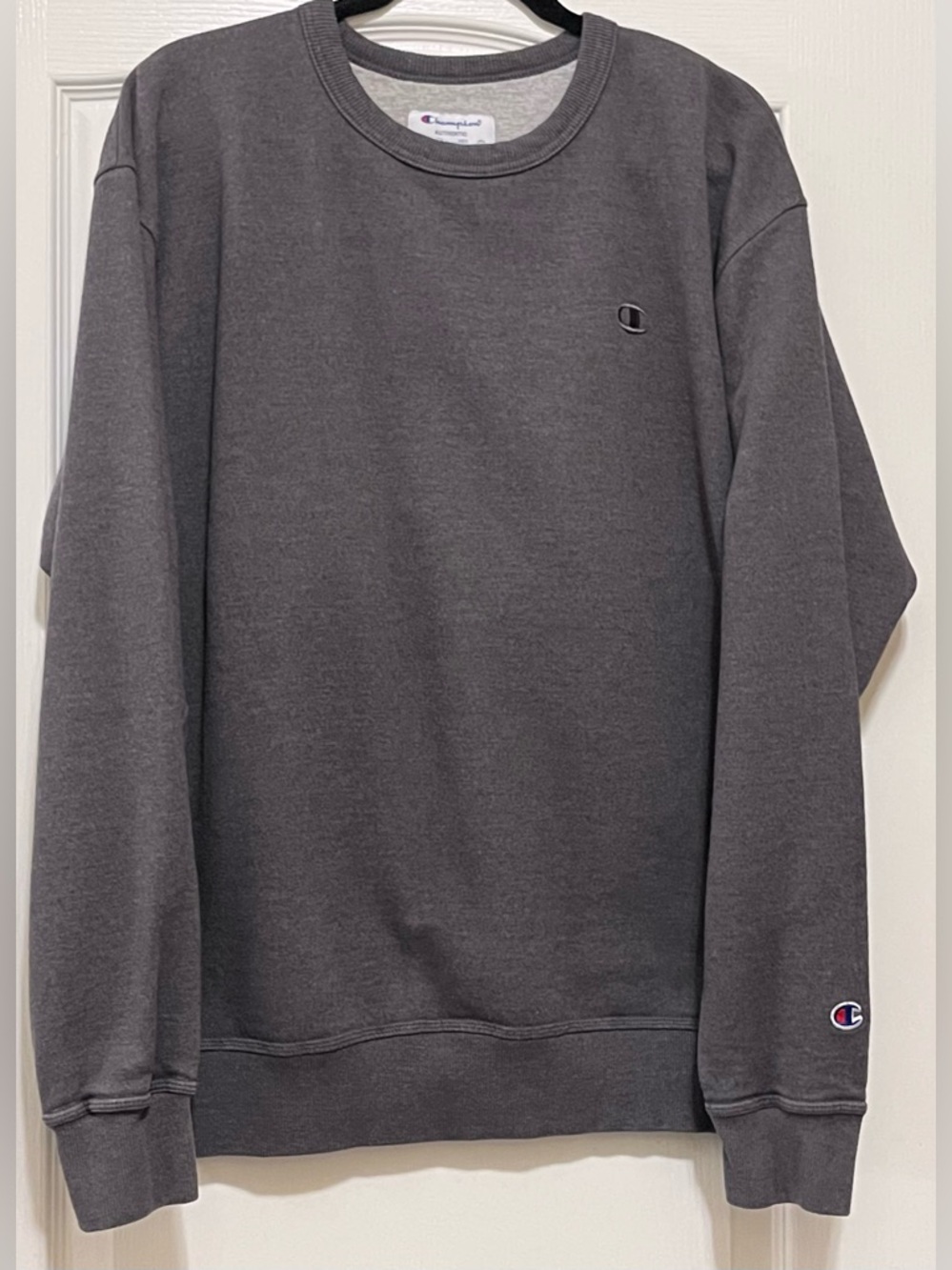 Champion Men's Charcoal Gray Crewneck Sweatshirt